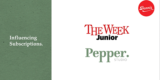 Pepper Studio & Dennis Publishing: The Week Junior Influencing Subscriptions