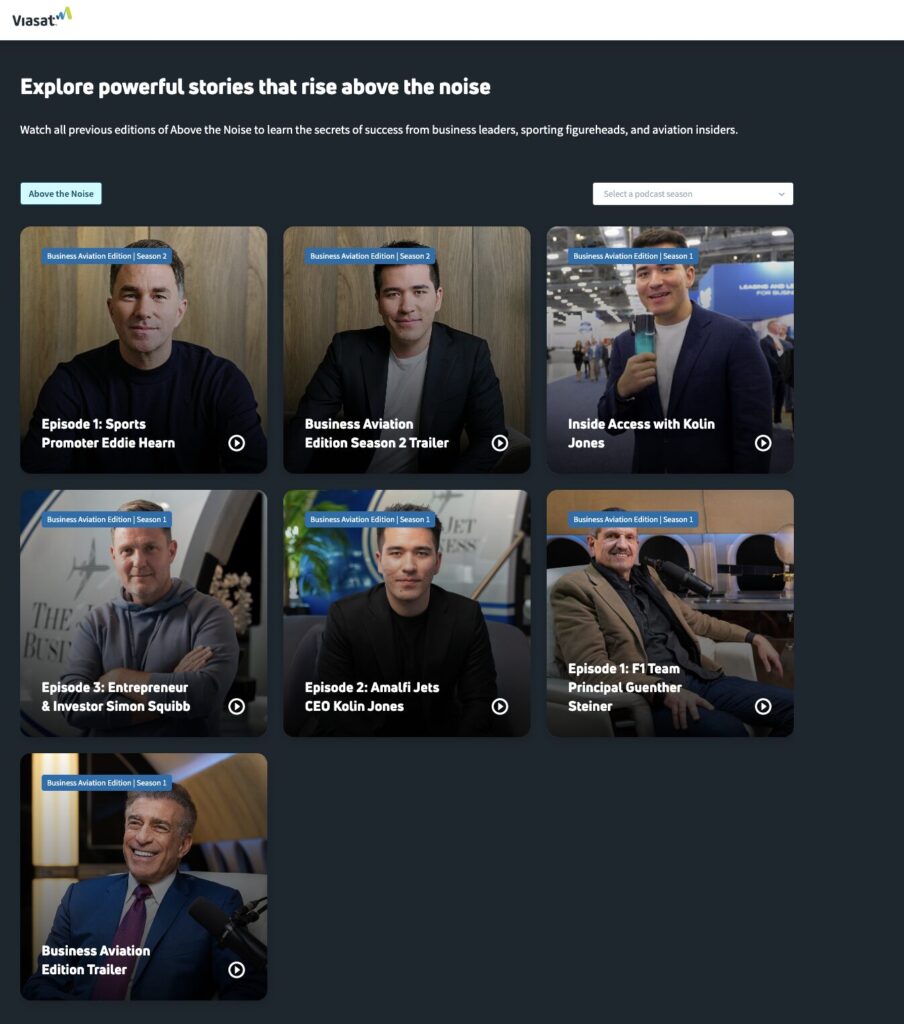 Viasat goes Above The Noise